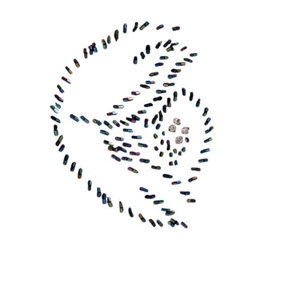 Linea Blu Scoop Neck Floral & Animal Print Beaded Women's Tunic Size M - Picture 5 of 9